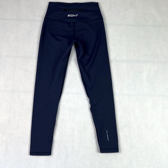 ECHT leggings stretch high rise wide waist  size:M key pocket - Picture 1 of 10